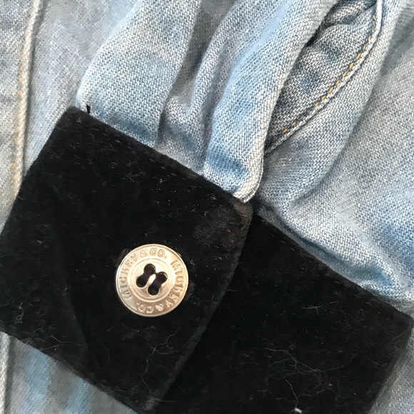 MICKEY & CO vintage jean button down shirt - Picture 7 of 7